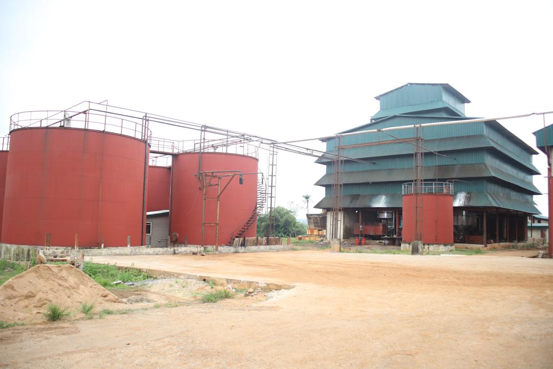 Topcell production facility and storage tanks in Osun State